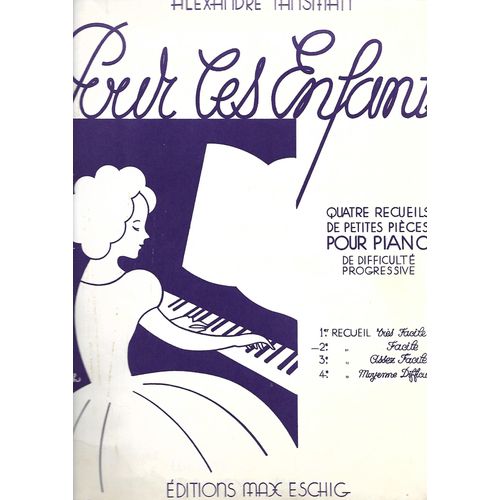 Tansman - Pour Les Enfants Recueil De Petites Pièces Pour Piano Vol 2 Facile