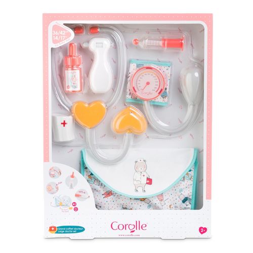 Mes Accessoires Poupons Corolle BB36/42 GRAND COFFRET DOCTEUR CORAIL