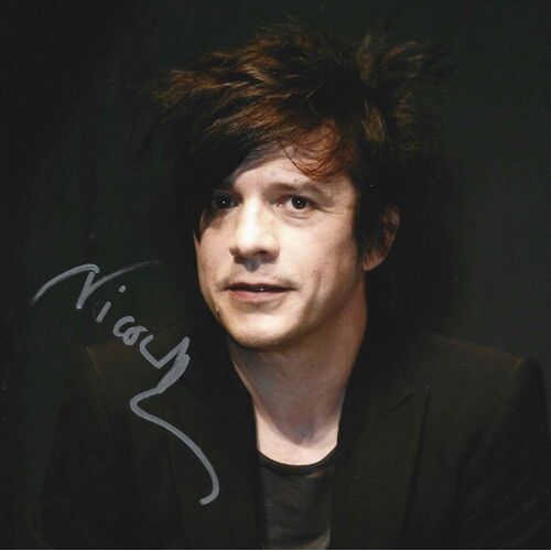 Photo Signée Par : Nicola Sirkis (Indochine)