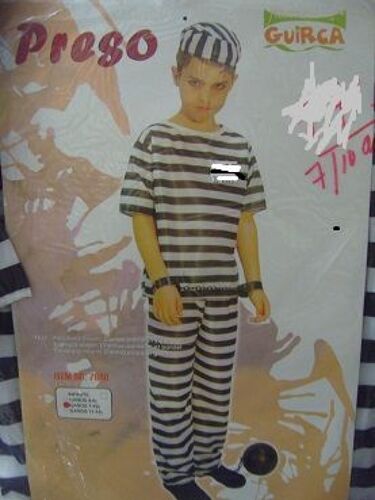 Costume Enfant Prisonnier10/12 Ans