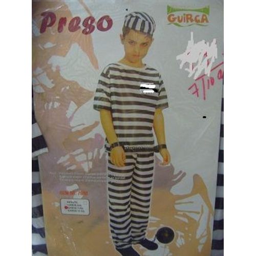 Costume Enfant Prisonnier10/12 Ans