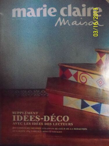 Marie Claire Maison Supplement Idees Deco Avec Les Idees Des Lecteurs 2