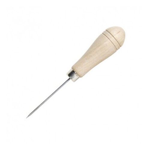 Poinçon manche en bois sans chas nº 0