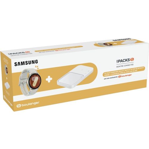 Montre connectée SAMSUNG Pack Galaxy Watch 7 40mm BT Cr + PAD DUO