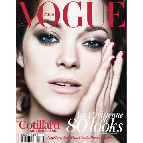 Vogue Paris N°929 De 2012 - Marion Cotillard - Simplement Star - La Parisienne En 80 Looks Par Mario Sorrenti - Joey Starr - Jean-Paul Goude - Pierre Cardin