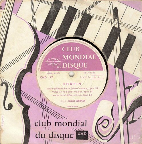 Strauss Carnaval  A Rome  / Chopin   ( 17 Cm )