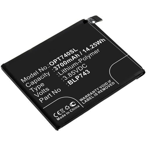Batterie Pour Téléphone Portable Oneplus 7t - Blp743, 3700mah Interne Neuve , Kit De Remplacement / Rechange