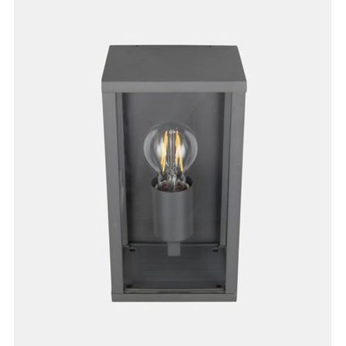 Trio Lighting - Applique Murale Garonne E27 - Ip44 Détecteur De Mouvement Pour Allumage Automatique - Filaire - Anthracite - Gris