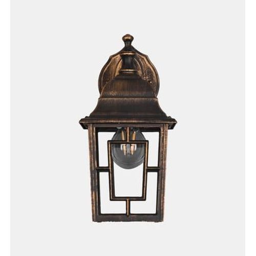 Trio Lighting - Applique Descendante E27 Volturno - Trio -Ip23 - Filaire - Rouille Antique - Orange