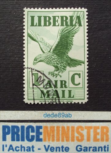 Libéria.. 1c Air Mail . Oiseau : Aigle . Oblitéré.