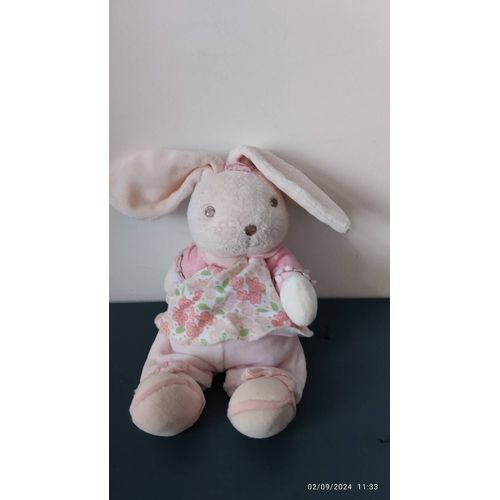 Doudou Lapin Grelot Lilirose, Kaloo