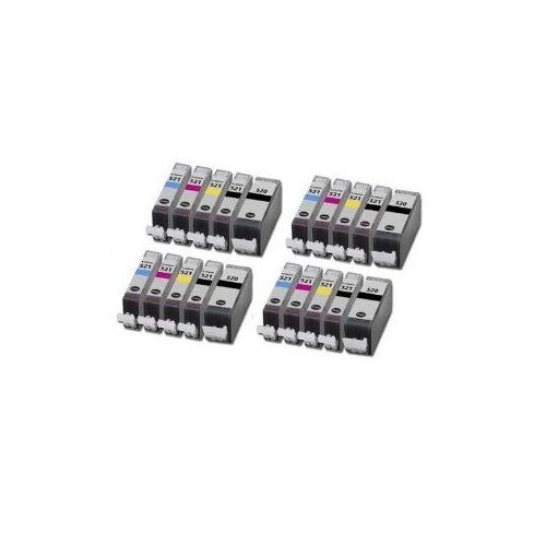 Tonercenter24 - 4 x PGI-520/CLI-521 Compatible Cartouche d'Encre Set pour Canon Pixma iP3600, iP4600, iP4700, MP540, MP540X, MP550, MP560, MP620, MP620B, MP630, MP640, MP980, MP990, MX860, MX870