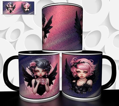 Mug Tasse À Café - Halloween Fee Gothique 2573