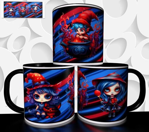 Mug Tasse À Café - Halloween Sorciere Mignonne 2556