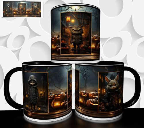 Mug Tasse À Café - Halloween Monstre 2532