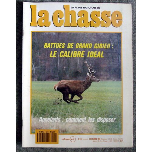 Battues De Grand Gibier: Le Calibre Ideal