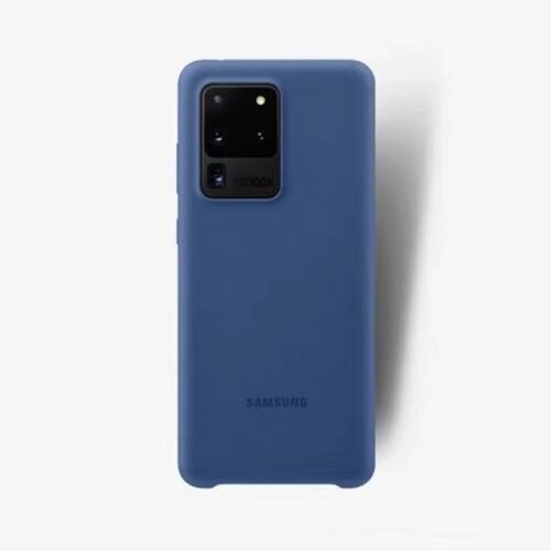 Coque pour Samsung Galaxy S20 Ultra,Étui De Protection Pour Téléphone Portable Silicone - Bleu foncé