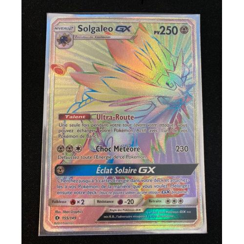 Carte Pokemon Solgaleo Gx Fantôme