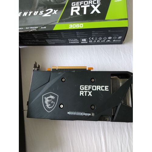 Carte graphique MSI GeForce RTX 3060 VENTUS 2X 12GB GDDR6