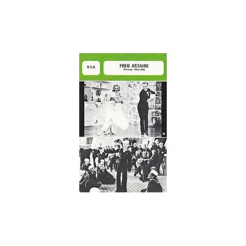Fiche Monsieur Cinema Fred Astaire [1933-1946]