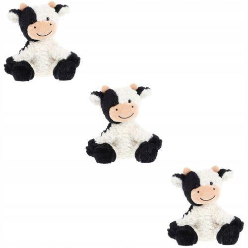 3pcs Bovins En Peluche Figurines Du Zodiaque Chinois,Jouet 3 4 5 6 7 + 8 Ans Gar?On Fille Cadeau Pour Les Enfants