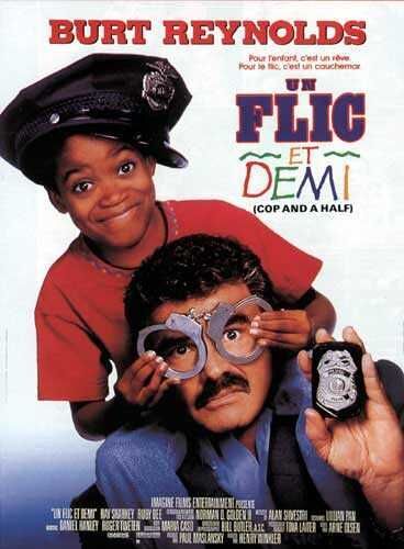 Un Flic Et Demi (Cop & 1/2) - Véritable Affiche De Cinéma Pliée - Format 120x160 Cm - De Henry Winkler Avec Burt Reynolds, Holland Taylor, Ruby Dee, Marc Macaulay  - 1993