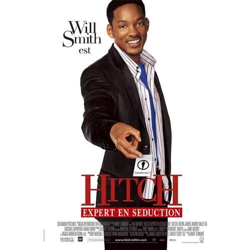 Hitch - Expert En Séduction - Véritable Affiche De Cinéma Pliée - Format 40x60 Cm - De Andy Tennant Avec Will Smith, Eva Mendes, Kevin James , Michael Rapaport,Amber Valletta, Adam Arkin - 2005