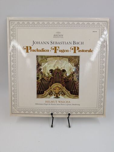 Vinyle 33 Tours Johann Sebastien Bach : Praeludien Fugen Pastorale (Helmut Walcha) Avec Fourreau
