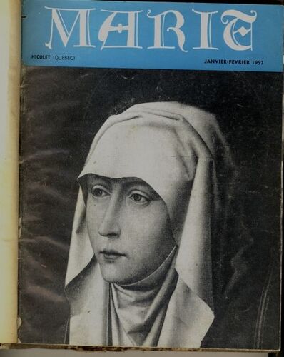 Trois Numéros 1957 « Marie » Cercle Marial Canadien