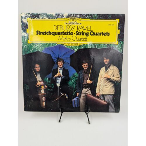 Vinyle 33 Tours Debussy Ravel & Melos Quartett (Streichquartette String Quartets) Avec Fourreau
