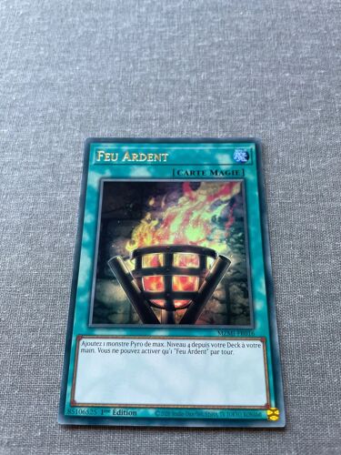 Carte Yu-Gi-Oh ! Feu Ardent (V.1 - Ultra Rare) Mzmi-Fr016 1e Édition
