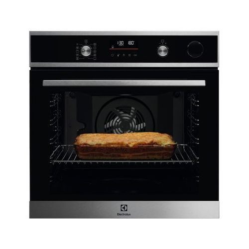 Four Electrolux SteamCrisp 700 EOC6P46X - avec fonction vapeur - encastrable - niche - 56x55x60 cm (lxpxh) - avec système auto-nettoyant - classe A+ - acier inoxydable