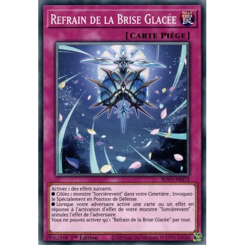 Yugioh! Blvo-Fr072 Refrain De La Brise Glacée