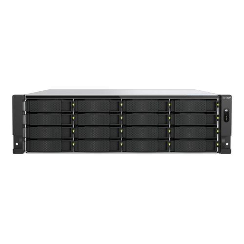 QNAP TS-H1677AXU-RP - Serveur NAS - 16 Baies - rack-montable - SATA 6Gb/s - RAID 0, 1, 5, 6, 10, 50, 60, JBOD - RAM 32 Go - Gigabit Ethernet / 2.5 Gigabit Ethernet / 5 Gigabit Ethernet / 10...