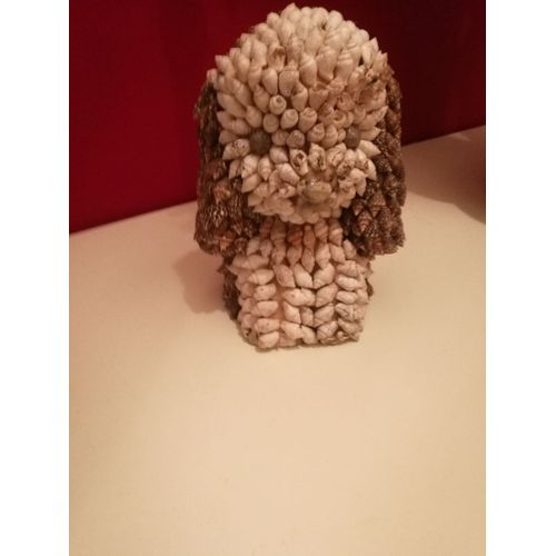 Bibelot Chien En Coquillage