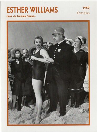Fiche Portrait De Star Esther Williams