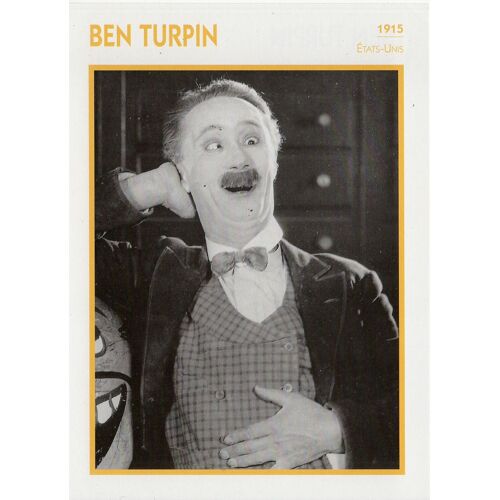 Fiche Portrait De Star Ben Turpin