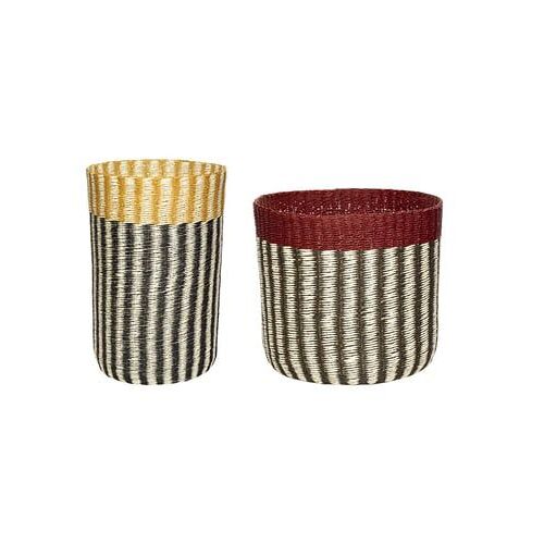 Paniers Vertigo en papier , set de 2
