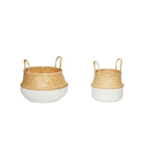 Paniers Daze en bambou et rotin , set de 2