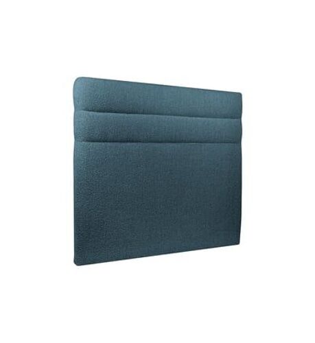 Tete de lit Lignes Bouclette Bleue L 135 cm - Ep 10 cm rembourre
