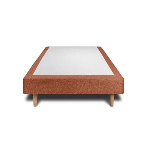 Sommier Tapissier Bouclette Terracotta 160x200 H29cm