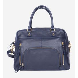 Nat & Nin - Sac cabas Macy cuir - Bleu