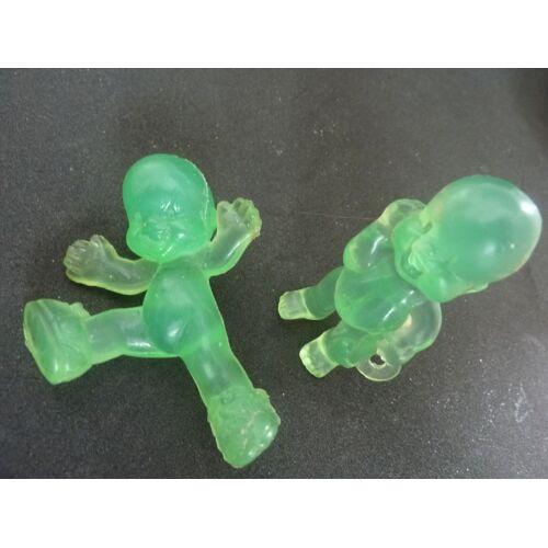Lot De 2 Babies Vert Fluo