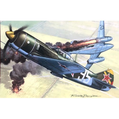 Carte Postale Lavochkin La-7, Russie, Urss, Avion De Chasse, Ww2, Avion, Aviation, Francis Bergèse