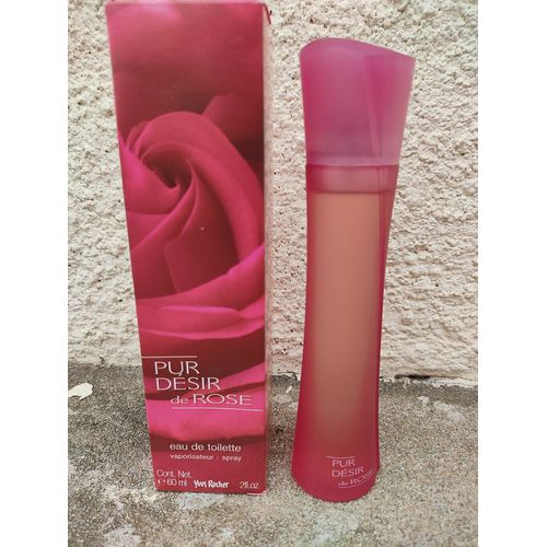 Parfum Eau De Toilette Pur Désir De Rose Yves Rocher Spray 60 Ml + Boîte 