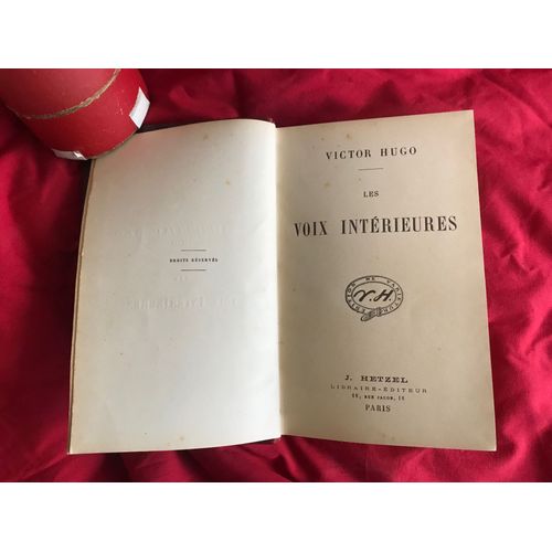 Victor Hugo Les Voix Intérieures
