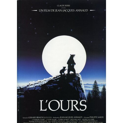 L'ours, Dossier De Presse, De Jean-Jacques Annaud, Avec Tchéky Karyo, Jack Wallace, André Lacombe