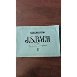 J. S Bach Édition Breitkopf