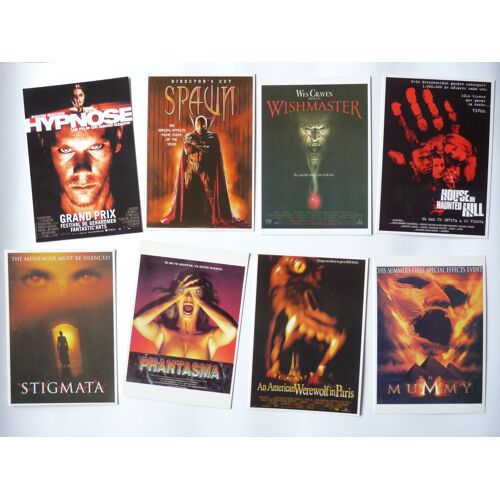 Spawn, The Mummy, Wishmaster Et Autres Films Du Genre Fantastique - Lot De 8 Cartes Postales
