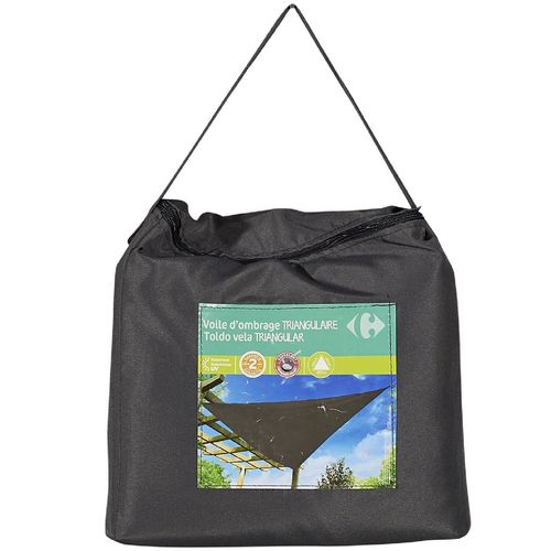 Voile D'ombrage Triangle Gris Foncé 4x4x4m